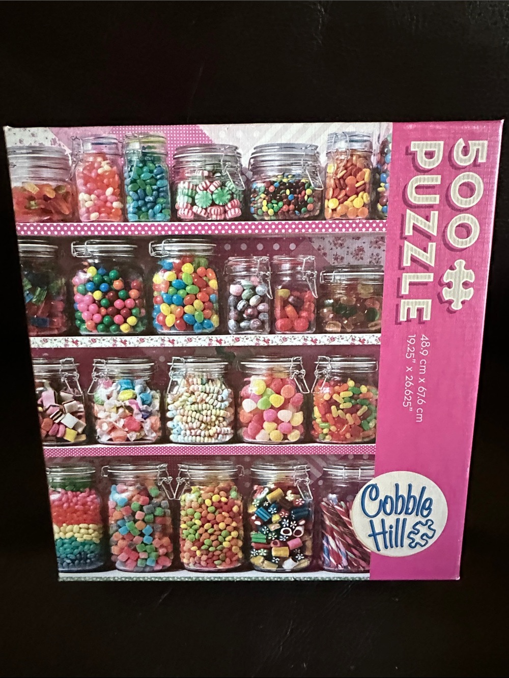 Cobble Hill 500-Piece Candy Shelf Puzzle